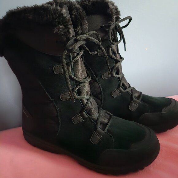 Columbia Ice Maiden II Women's Size 12 black boots EUC - Picture 1 of 4
